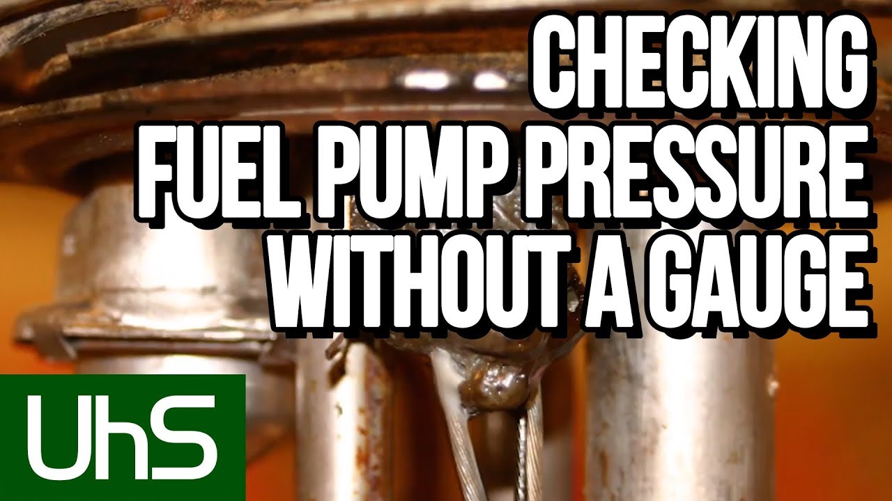 how to test a fuel pressure regulator without gauge