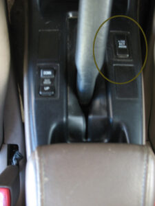 Where is the Ect Power Button on a Toyota 4Runner?