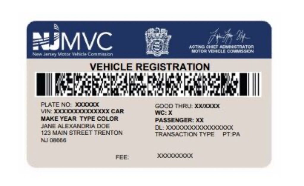 How Much is Car Registration in New Jersey?