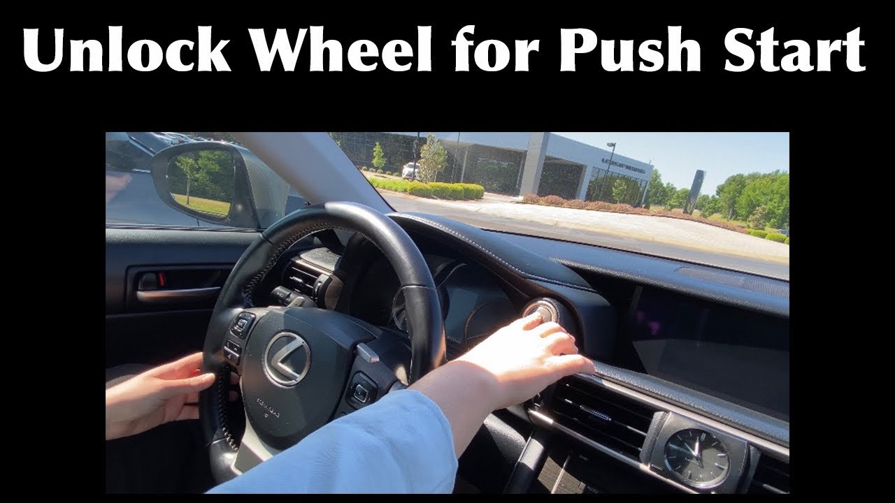 How to Disable Steering Wheel Lock Push to Start