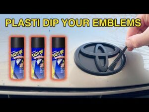 How to Plasti Dip Emblems on a Car